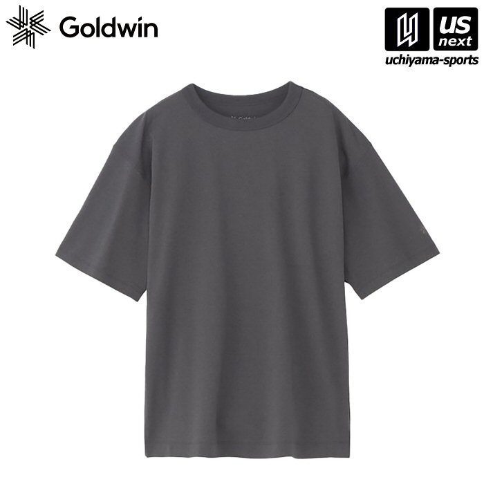 ゴールドウィン／シースリーフィット【 Goldwin／C3fit 】 メンズ リオプティマム ペーパーリラックスTシャツ DC ダークチャコール【 GC44147 ハーフスリーブ 半袖 半袖Tシャツ ユニセックス 】 【メール便不可】[取り寄せ][自社]