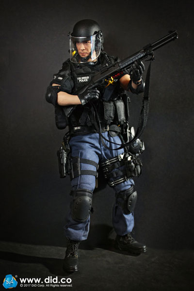1//6 Scale LAPD police SWAT 3.0 Takeshi Yamada Asian HEAD SCULPT