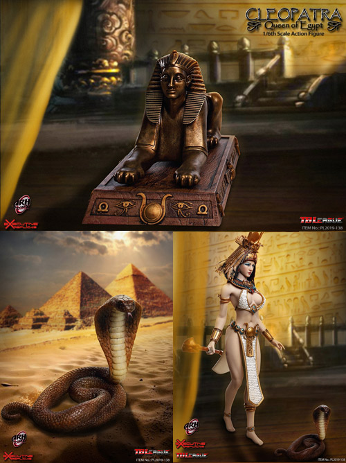 楽天市場 Tbleague Pl2019 138 Cleopatra Queen Of Egypt クレオパトラ 1 6スケール シームレス女性ボディフィギュア 宇宙船 Toys Figures 楽天市場店