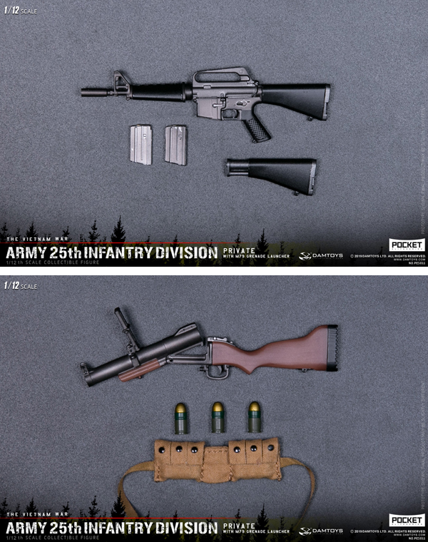 楽天市場 Dam Pes011 1 12 Pocket Elite Series Army 25th Infantry Division Private With M79 Grenade Launcher ベトナム戦争 アメリカ陸軍 第25歩兵師団 1等兵 M79グレネードランチャー 1 12スケールフィギュア 宇宙船 Toys Figures 楽天市場店