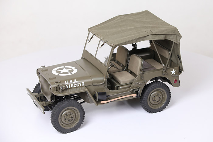 1/6スケール ウィリスジープ 幌付き