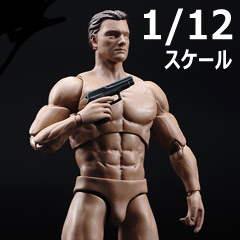 JIAOU DOLL 1/6スケール筋肉 男性素体セット JOK-17A超白肌 Jiaoudoll jiaou人形JOK-11C 1/6フィギュアボディービルマッスル