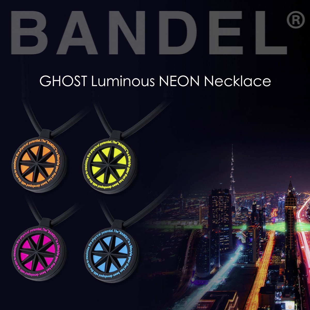 楽天市場 Bandel 3dマスク プレゼント Bandel Ghost Luminous Neon Necklace コレクションシリーズ バンデル ゴーストルミナスネオン ネックレス 正規品 Urban Design 楽天市場店