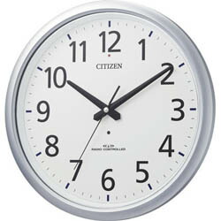 8MY493-019スペイシーアクア493 CITIZEN シチズン 電波掛時計（防滴防塵タイプ） 掛け時計 プレゼント フォーマル ブランド