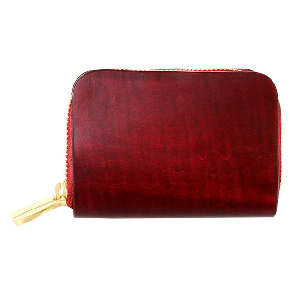 【エントリーで10倍＋2,000円OFFクーポン】key-001-RED sciva シーバ The Wallet ザ ウォレット 木の財布 カーリーメイプル使用 サイフ さいふ キーケース レッド 財布 二つ折り財布 ブランド かわいい ファスナー ミニ財布 コインケース メンズ 国内正規品 送料無料