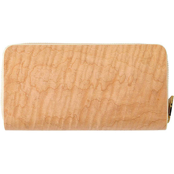 【エントリー5倍＋2,000円OFF】wal-001-NAT sciva シーバ The Wallet ザ ウォレット 木の札入れ カーリーメイプル当て嵌める サイフ さいふ ウォレット 自然的 長札入れ メンズ l字ジッパー ブランド名 コインケース 国内置き目品 貨物輸送無料 財布・ケース-メンズ財布