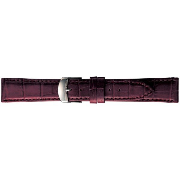 【10％OFFクーポン利用で】BKME053EU BAMBI バンビ SCOTCHGARD スコッチガード ワイン 牛革型押し 腕時計用 バンド 送料無料