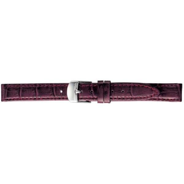【10％OFFクーポン利用で】BKME053EJ BAMBI バンビ SCOTCHGARD スコッチガード ワイン 牛革型押し 腕時計用 バンド 送料無料
