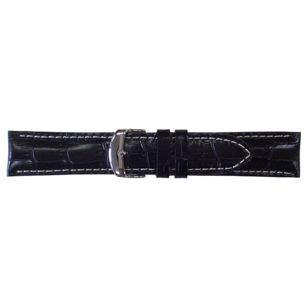 【2,000円OFFクーポン利用で】BKE011AS BAMBI LEATHER バンビ レザー 黒 ブラック 腕時計用 革バンド 送料無料