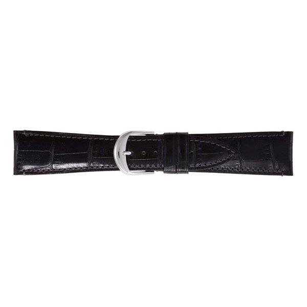 【2,000円OFFクーポン利用で】BKE008AW BAMBI LEATHER バンビ レザー 黒 ブラック 腕時計用 革バンド 送料無料