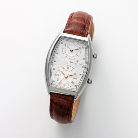 【2,000円OFFクーポン利用で】SM23107-SSWH/BR Salvatore Marra サルバトーレマーラ ユニセックス 男女兼用腕時計 国内正規品 送料無料|Gショック 腕時計 わっしょい村