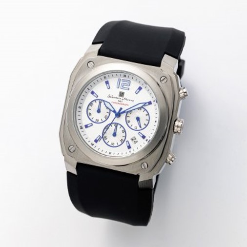 【エントリーで5倍＋2,000円OFF】SM24109-SSWH Salvatore Marra サルバトーレマーラ  ユニ一発やる 男女兼用ウオッチ 国内定め事品 貨物輸送無料