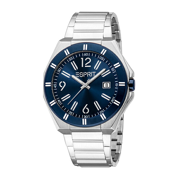 【10％OFFクーポン利用で】ES1G490M0055 ESPRIT エスプリ クオーツ ダークブルー メンズ 腕時計 国内正規品 送料無料