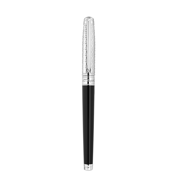 【エントリーで5倍＋2,000円OFF】422070M S.T.DUPONT エス・テー・デュポン  巻きどんぶり鉢 黒いこと しろがね色 MEDIUM 国内定め事品 貨物輸送無料