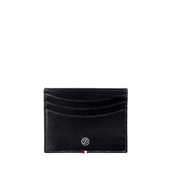 180008 S.T.DUPONT エス・テー・デュポン カードホルダー ブラック LINE D 国内正規品 送料無料