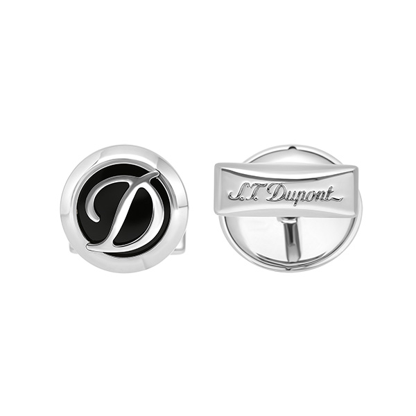 【エントリーで10倍＋2,000円OFFクーポン】005585 S.T.DUPONT エス・テー・デュポン カフリンクス クロム シルバー 国内正規品 送料無料