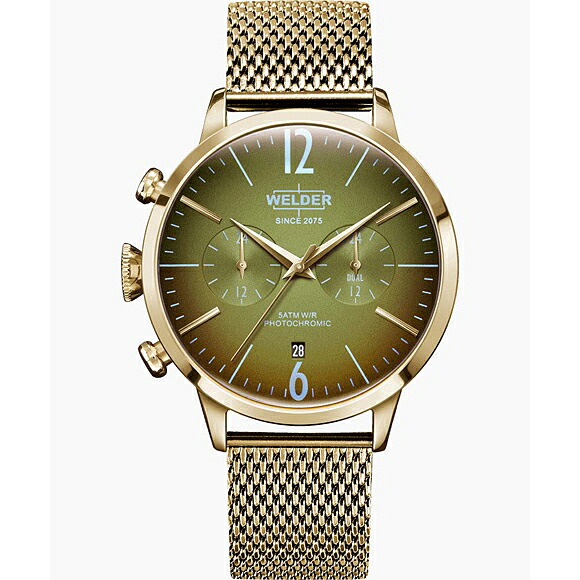 【10％OFFクーポン利用で】WWRC813 WELDER ウェルダー MOODY DUAL TIME 42MM メンズ腕時計 国内正規品 送料無料