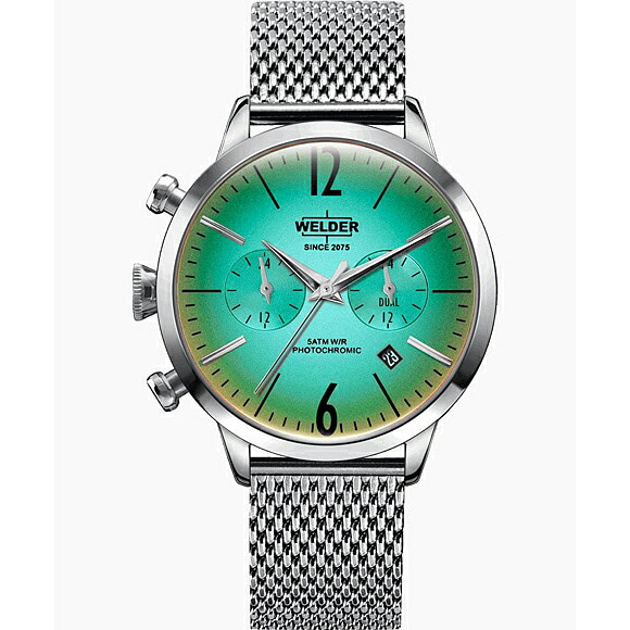【10％OFFクーポン利用で】WWRC601 WELDER ウェルダー MOODY DUAL TIME 38MM メンズ腕時計 国内正規品 送料無料
