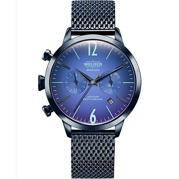 【10%OFFクーポン利用で】WWRC603 WELDER ウェルダー MOODY DUAL TIME 38MM メンズ腕時計 国内正規品 送料無料