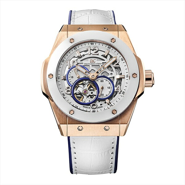 【10％OFFクーポン利用で】TCJ45PWH-WH ANGEL CLOVER エンジェルクローバー TIME CRAFT JAPAN MADE CERAMIC ホワイト ゴールド セラミックベゼル スケルトンダイヤル オートマティック 日本製 メンズ 腕時計 国内正規品 送料無料｜Gショック 腕時計 わっしょい村