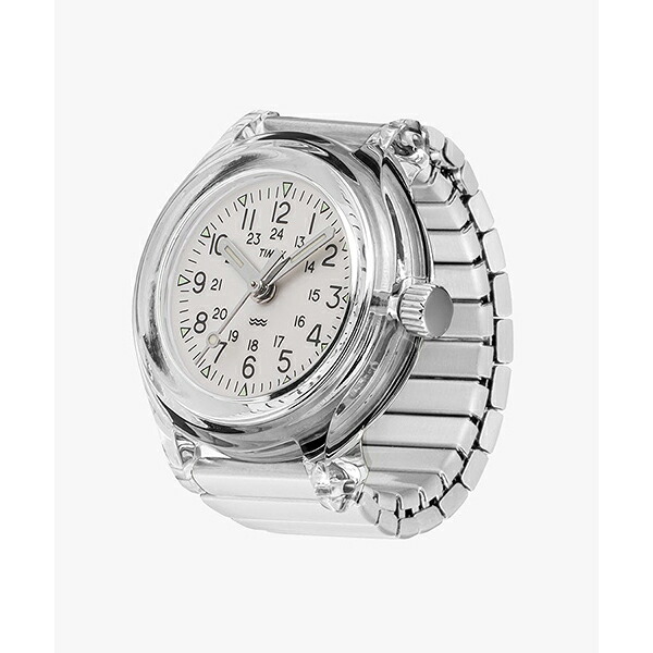 【2,000円OFFクーポン利用で】TW2Y78100 TIMEX タイメックス キャンパー リングウォッチ シルバー アクセサリー 指輪 リング 国内正規品 送料無料|Gショック 腕時計 わっしょい村