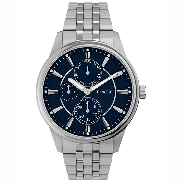 【2,000円OFFクーポン利用で】TW2Y21500 TIMEX タイメックス サブダイヤル搭載 ブルー メンズ 腕時計 国内正規品 送料無料｜Gショック 腕時計 わっしょい村