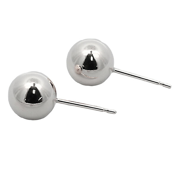 【2,000円OFFクーポン利用で】(262798)プラチナ 丸玉ピアス 7mm ボールピアス シンプル ピアス プレゼント 女性 レディース|Gショック 腕時計 わっしょい村