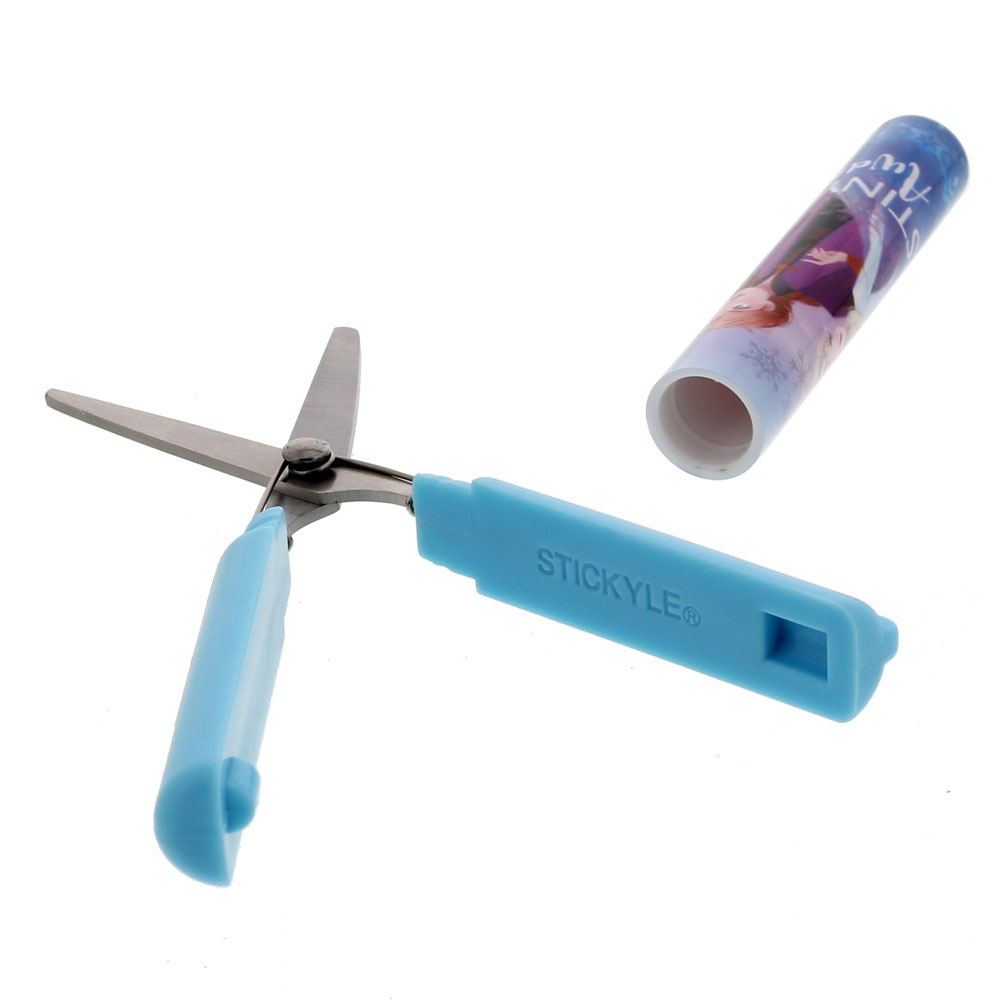 楽天市場 アナと雪の女王２ サンスター文具スティキールはさみｃdc Fr2 2dsコンパクトはさみ 収納がしやすい アナ雪２ 上野文具 楽天市場店