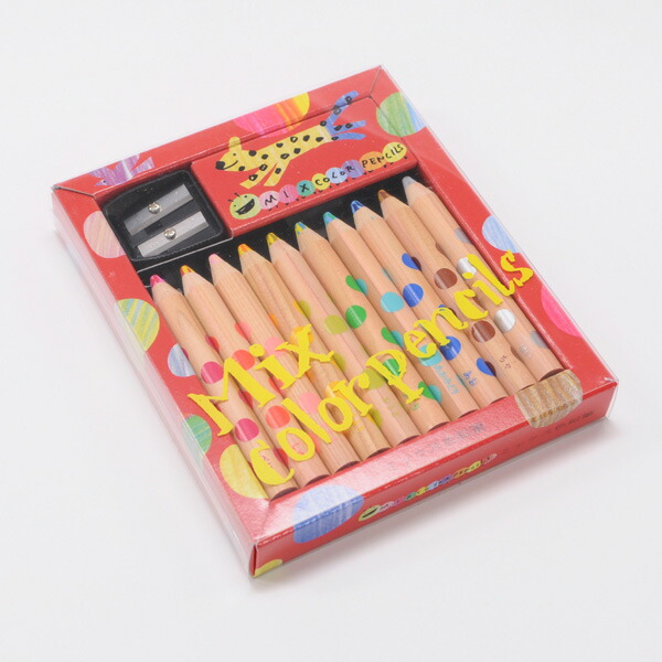 楽天市場】ミックス色鉛筆 20色 コクヨ KE-AC2 2つの色を1本の芯に収め