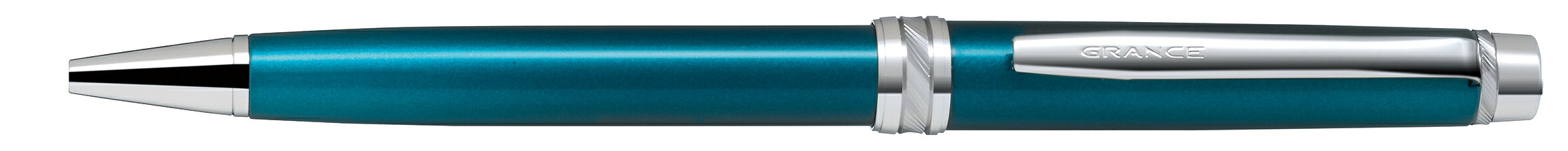 【優雅かつスタイリッシュ】パイロットグランセCR ターコイズブルーBGRC-18SR-TQL油性ボールペン【煌めきをまとったグランセ】｜上野文具　店