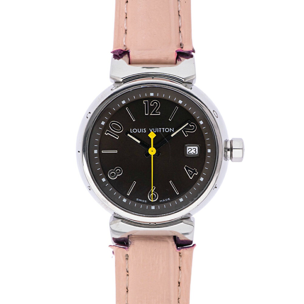 【名東】【LOUIS VUITTON】ルイヴィトン タンブール Q1211 クォーツ レディース 女 腕時計【中古】|質ウエダ