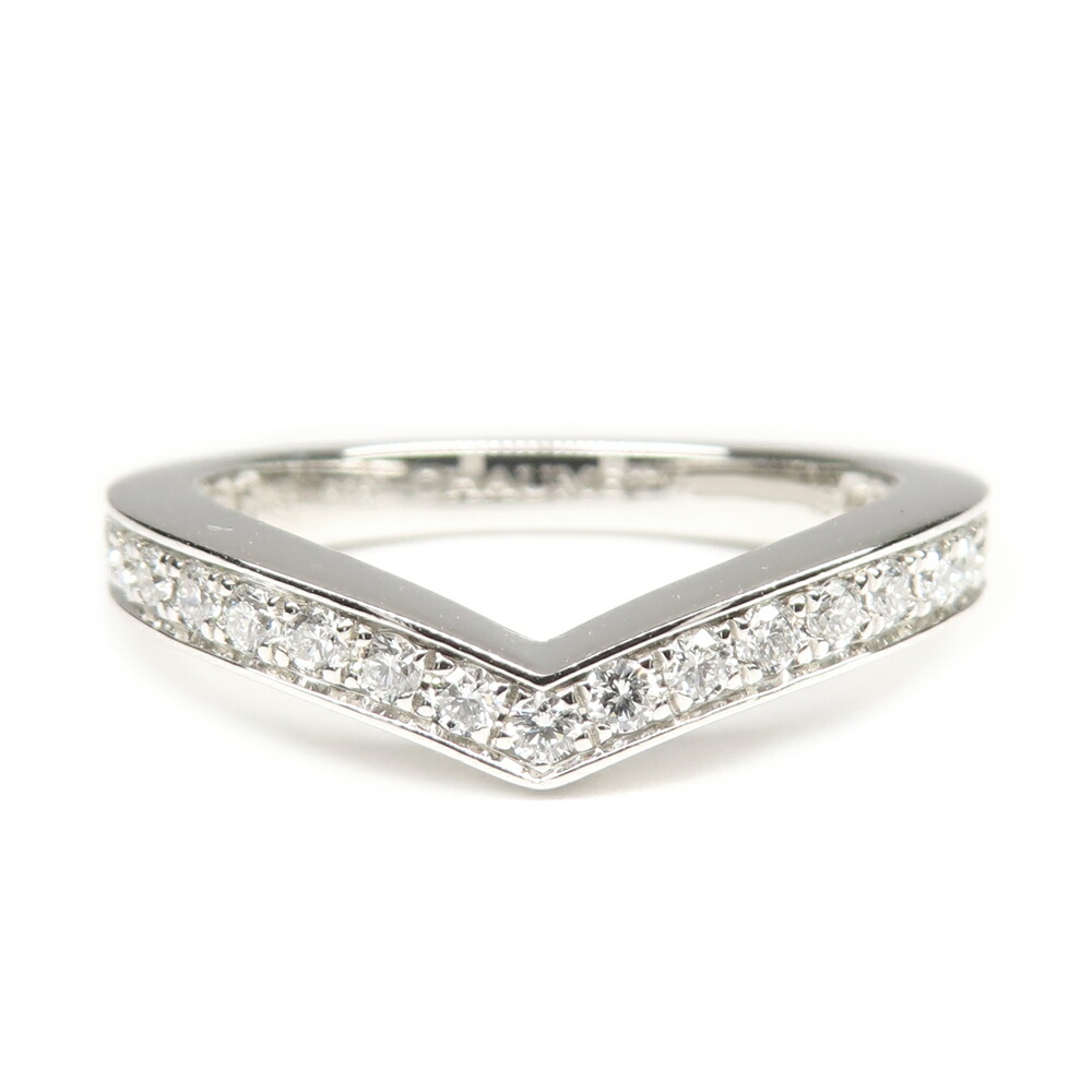 【名古屋】【CHAUMET】ショーメ ジョゼフィーヌ エグレット バンドー リング 指輪 082554 Pt950 プラチナ ダイヤモンド ジュエリー 美品【仕上げ済】【中古】