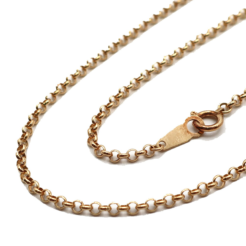 【最大限度３万円銀行割引引き換え証】【天白】【JEWELRY】 首飾り 小豆チェーン店 ロロ 約60珊 約8.3g K18YG 750 YG 黄色ゴールド ひな形 レディース メンズ ロング【中古】