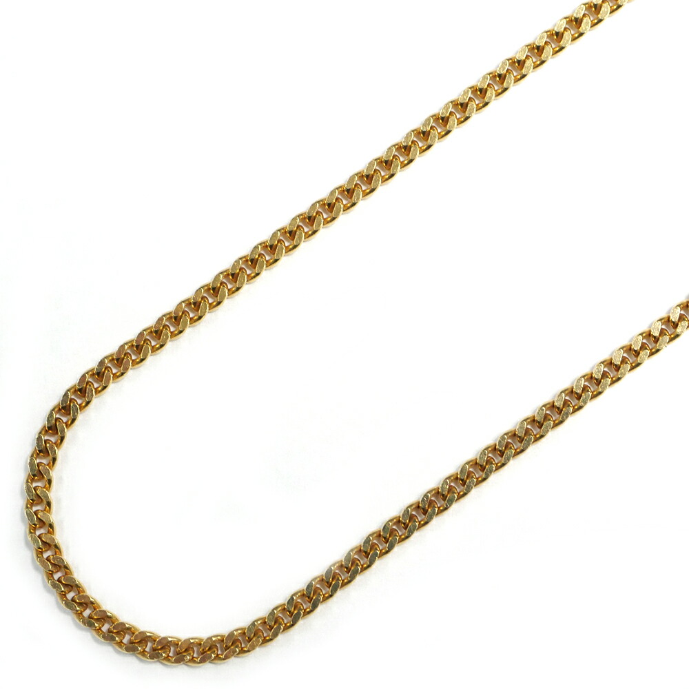【名東】【JEWELRY】ネックレス K18 2面シングル 喜平 約10.0g 約50cm ジュエリー キヘイ イエローゴールド【中古】|質ウエダ