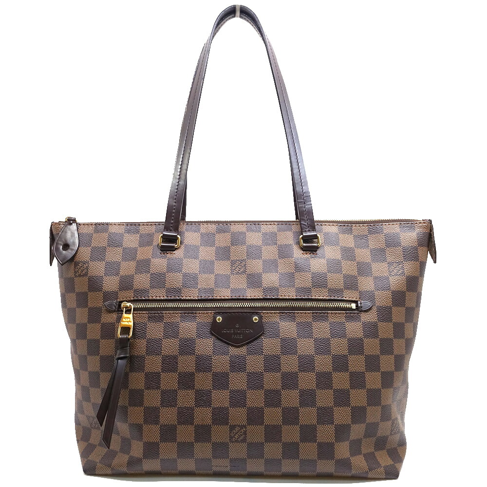 【最大限度３万円割り引き引き換え証】【栄】【LOUIS VUITTON】ルイヴィトン イエナMM N41013 ダミエ 赤銅色 ゴールド金具 ショルダーバッグ レディース 保護すること袋【中古】