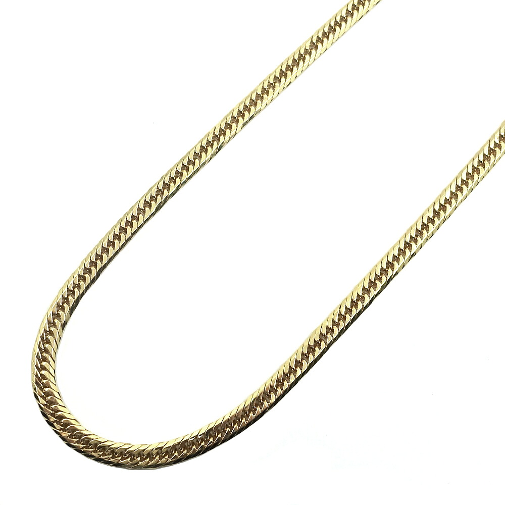 【栄】【JEWELRY】ネックレス K18 8面トリプル 喜平 約27.0g 約45cm キヘイ イエローゴールド メンズ【中古】｜質ウエダ