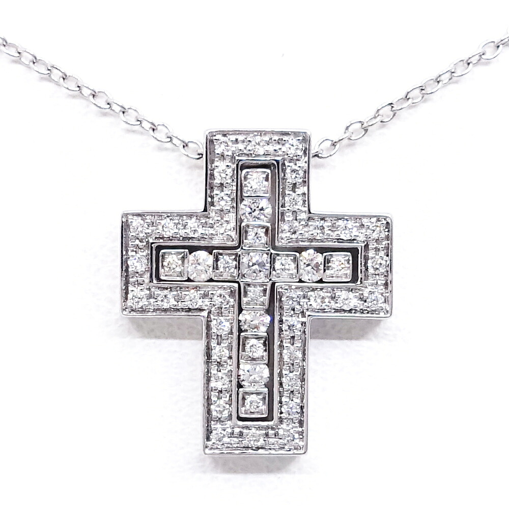 【栄】【DAMIANI】ダミアーニ K18WG ベルエポック ダイヤモンド ネックレス XS ジュエリー 750WG 20111853【仕上げ済】【中古】｜質ウエダ
