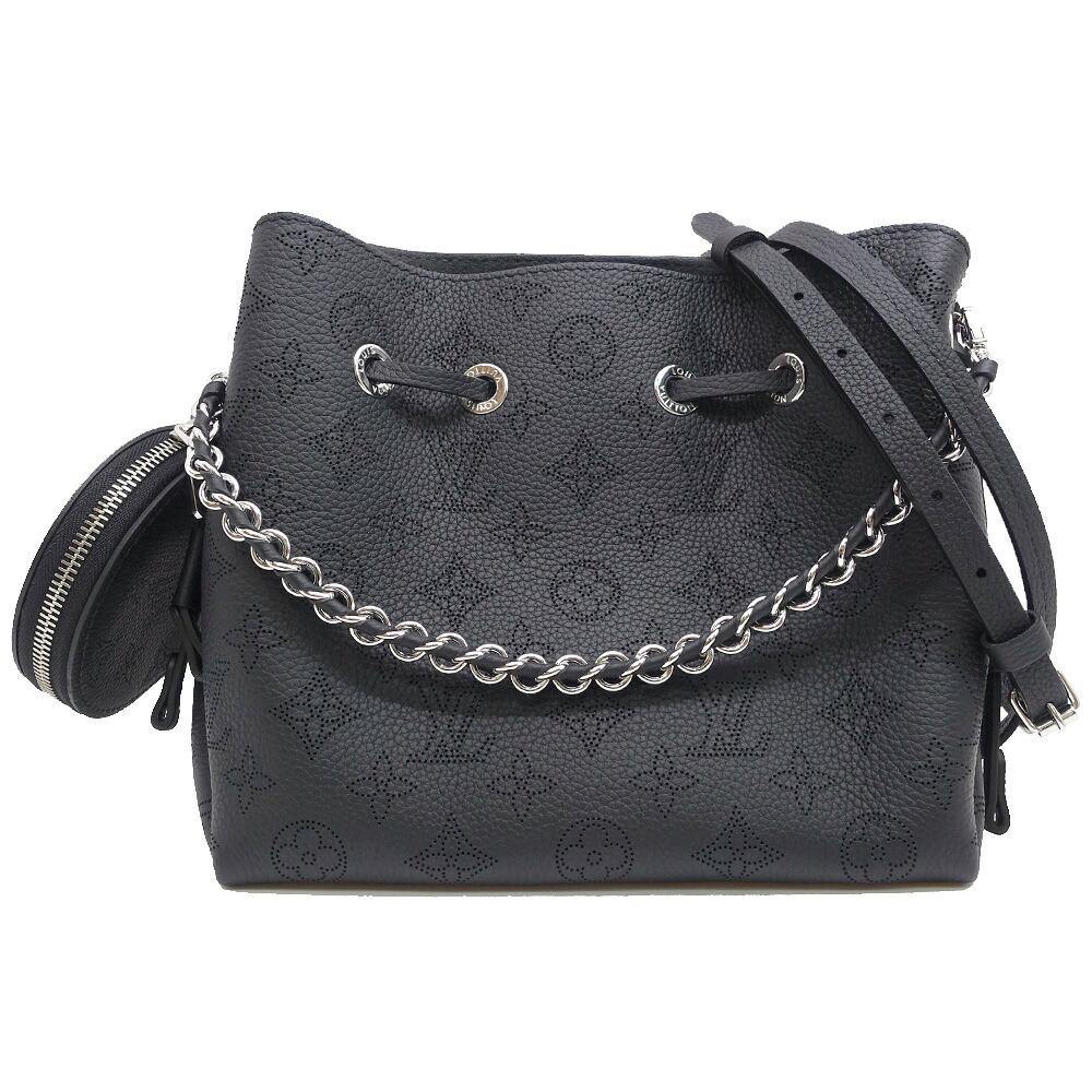 【最大限度３万円銀行割引引き換え証】【栄】【LOUIS VUITTON】ルイヴィトン ベラ M57070 マヒナ ノワール SV金具 レディース ショルダーバッグ 2WAY 箱 保護すること袋【中古】