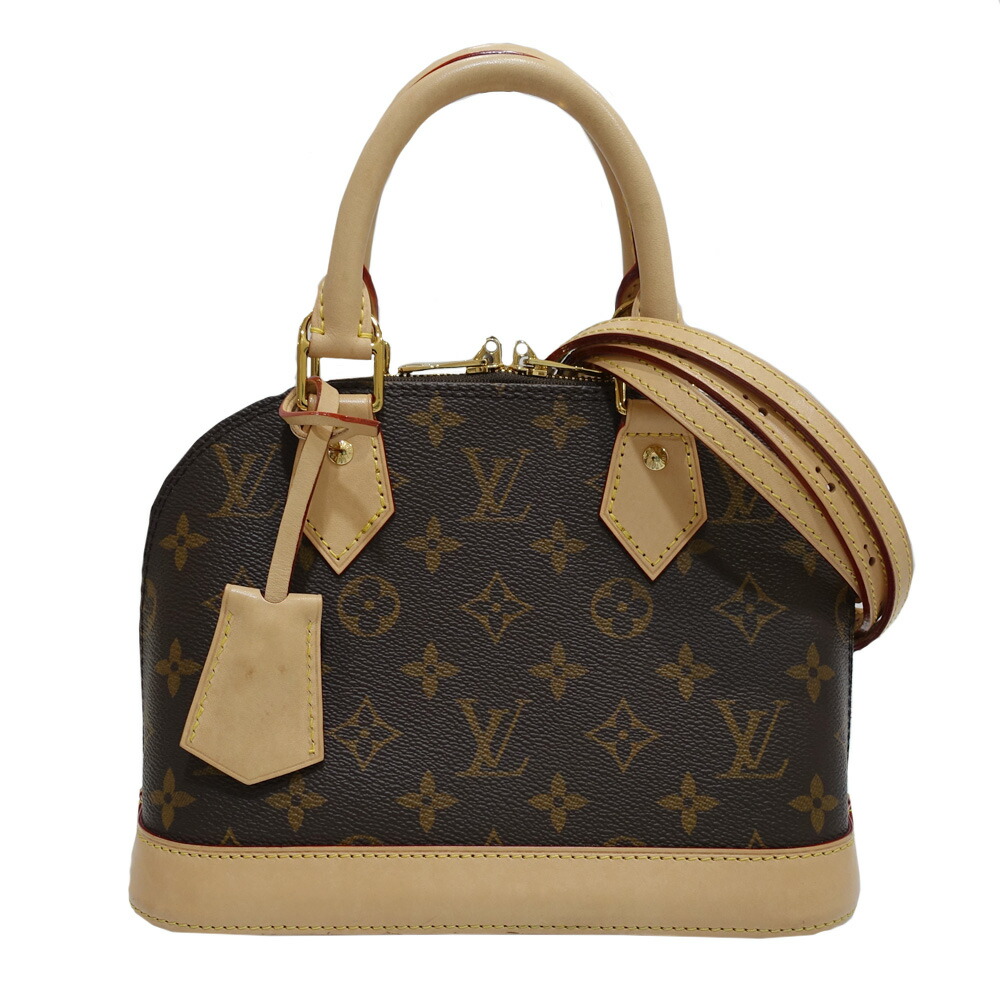 【最大限度３万円銀行割引クーポン券】【栄】【LOUIS VUITTON】ルイヴィトン アルマBB モノグラム 2WAY御徒面子 御手々/肩先 M46990 赤銅色 ゴールド金具 レディース 成人女性【中古】
