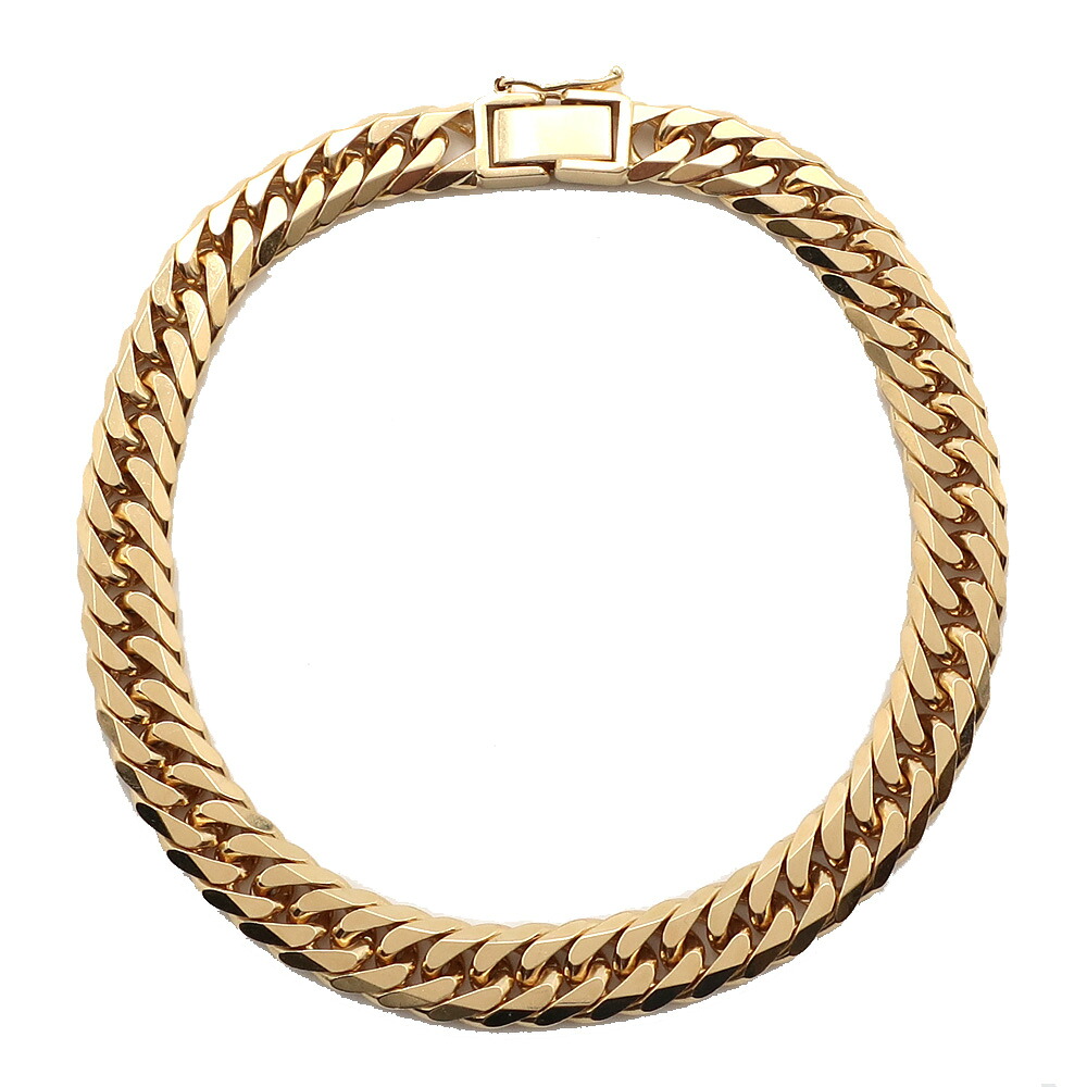 【最大限度３万円銀行割引クーポン券】【天白】【JEWELRY】 喜平 キヘイ 約30.2g 6面取りすてる ダブル 腕輪 20糎 K18YG 750 黄色ゴールド 造幣局目じるし 大広間目じるし 洗い濯ぎ済【中古】