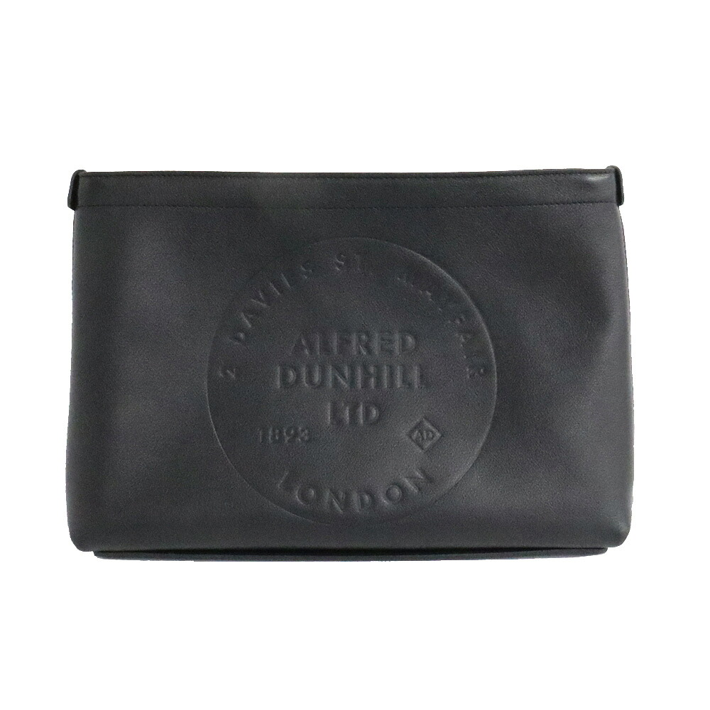 【最大限度３万円銀行割引クーポン券】【名古屋】【DUNHILL】ダン吸血鬼 チルターン クラッチペダル御徒面子 DU18F3740DH 黒いこと なめし革 メンズ御徒面子 男 新品負けず劣らず【中古】