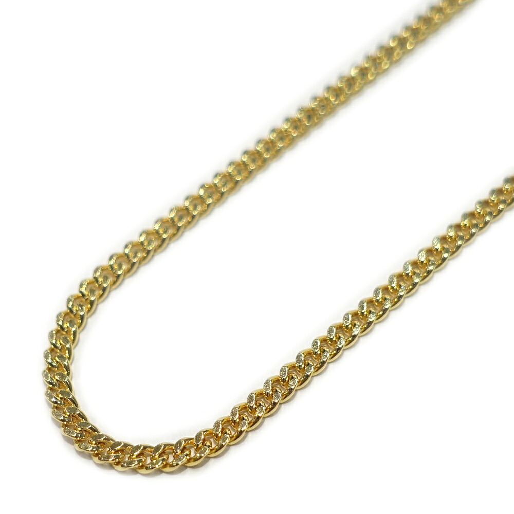 【最大限度３万円銀行割引引き換え証】【栄】【JEWELRY】首飾り K18 2面 喜平 約7.4g 約50.0珊 キヘイ 黄色ゴールド メンズ【中古】