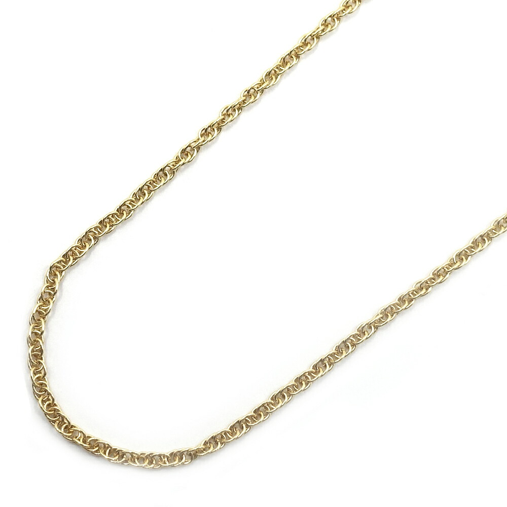 【栄】【JEWELRY】首飾り K18 デザインチェーンネックレス 約5.5g 約50糎 黄色ゴールド メンズ レディース【中古】