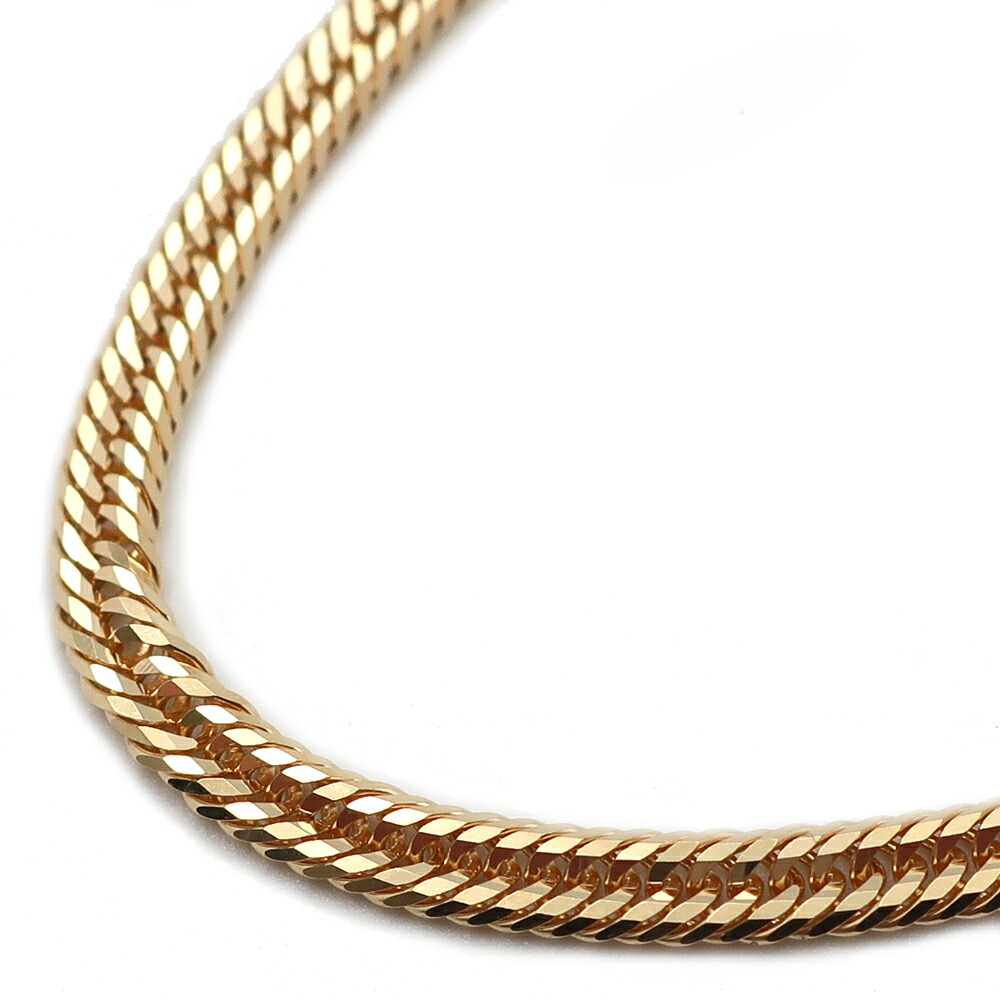 【最大限度３万円銀行割引クーポン券】【天白】【JEWELRY】 喜平 キヘイ 頸飾り 約12.0g 約50糎 12面取りすてる トリプル K18YG 750 YG 黄色ゴールド 造幣局試験目じるし 洗い濯ぎ済 【中古】
