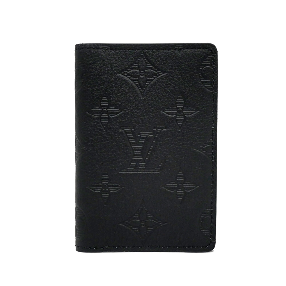 【名東】【LOUIS VUITTON】ルイヴィトン カードケース オーガナイザー ドゥ ポッシュ M62899 RFID ブラック 黒 モノグラムシャドウ カード入れ 小物【中古】|質ウエダ
