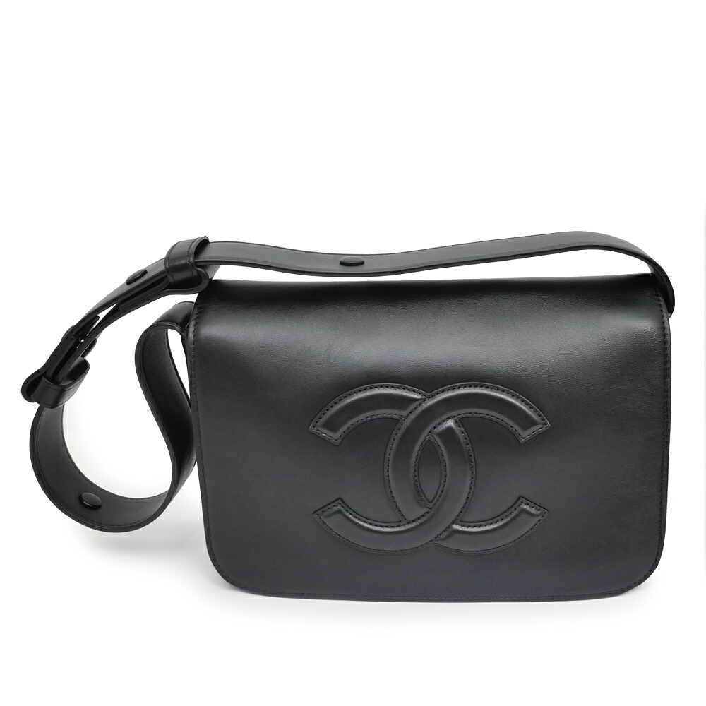 【名東】【CHANEL】シャネル タイムレスCC メッセンジャー バッグ AS6222 ブラック ラムスキン ショルダー バッグ レディース【新品】【未使用】【中古】｜質ウエダ