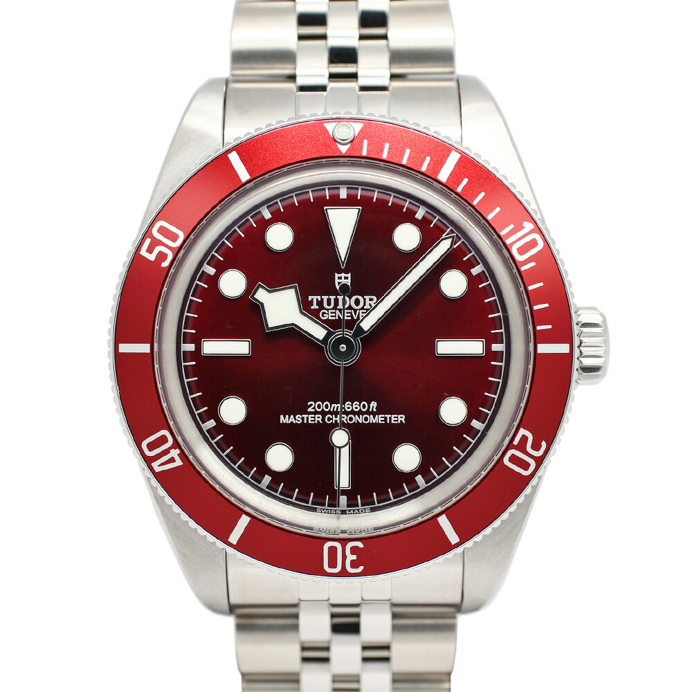 【名古屋】【TUDOR】チューダー 黒いことベイ 58 7939A1A0RU バーガンディ SS 自動小銃一巻き メンズ お墨付き付き添い人 2026年【中古】