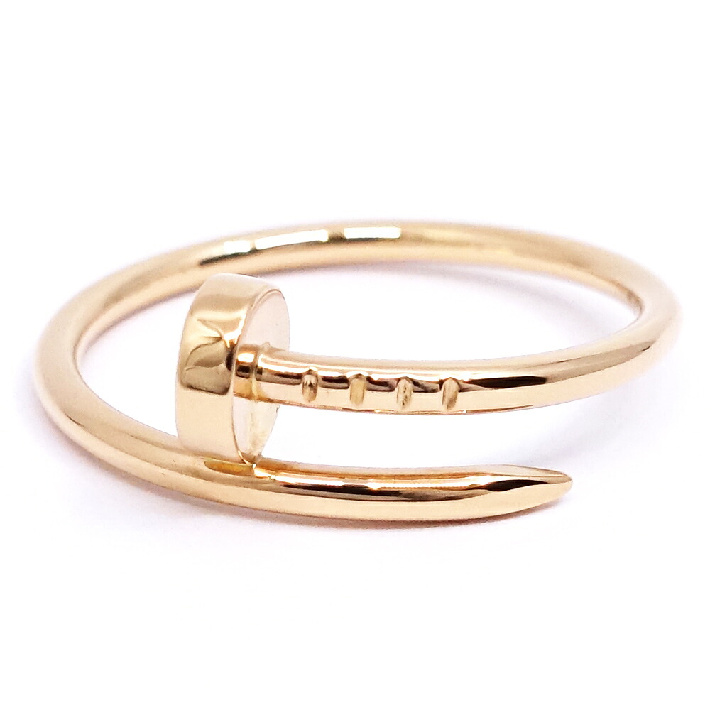 【栄】【CARTIER】カルティエ K18PG ジュストアンクル SM 輪っか 指環 750PG レディース メンズ B4225860【中古】