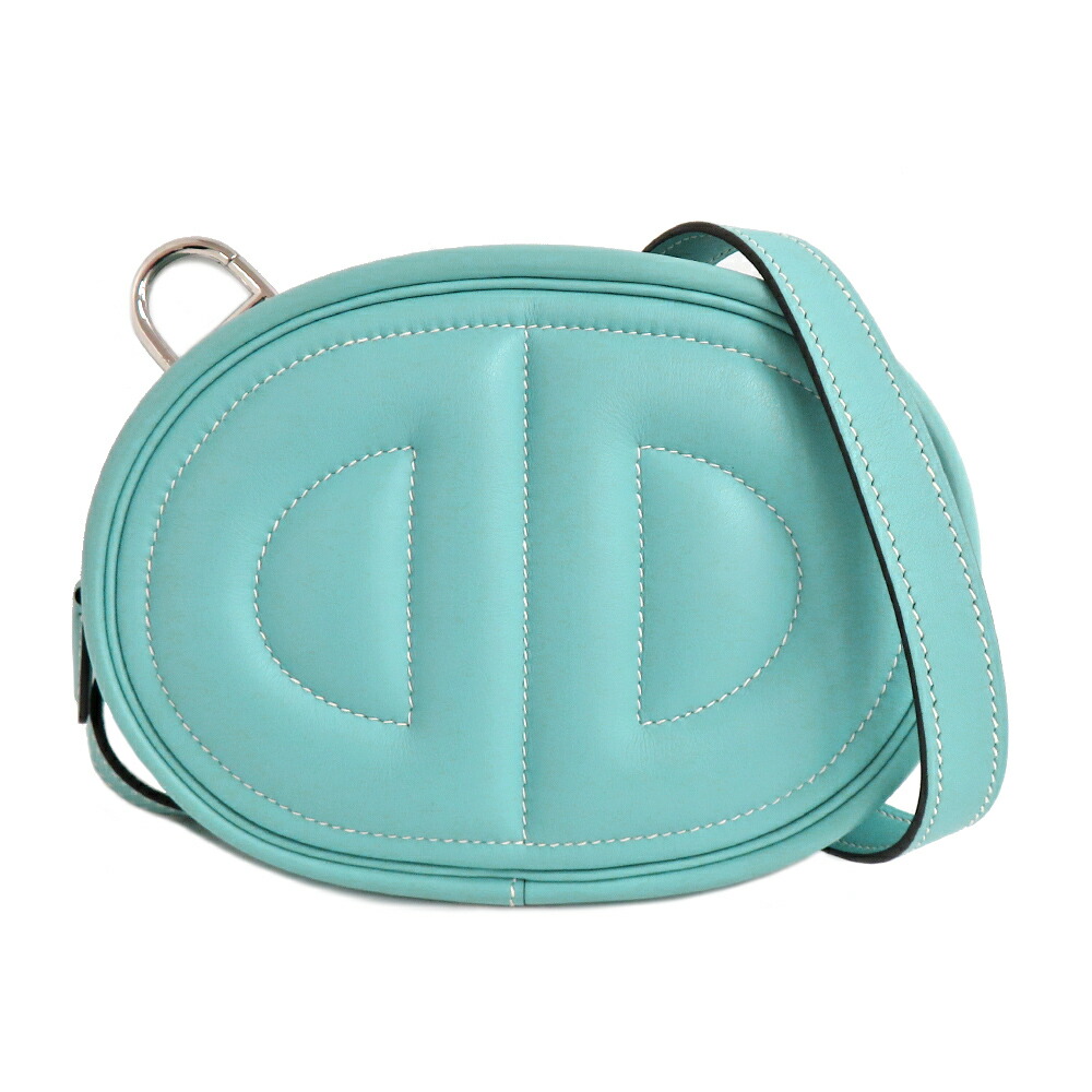 【名古屋】【HERMES】エルメス インザループ ヴェルソ ベルトバッグ ブルーアトール ヴェールクリケット シルバー金具 Y刻印 2020年製造 スイフト ショルダーバッグ 美品【中古】｜質ウエダ
