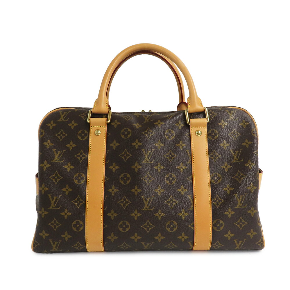 【最大限度３万円銀行割引クーポン券】【名古屋】【LOUIS VUITTON】ルイヴィトン 持ちはこび櫂 M40074 モノグラム ハンドバック ボストンバッグ 赤銅色 ゴールド金具 ユニ一発やる【中古】